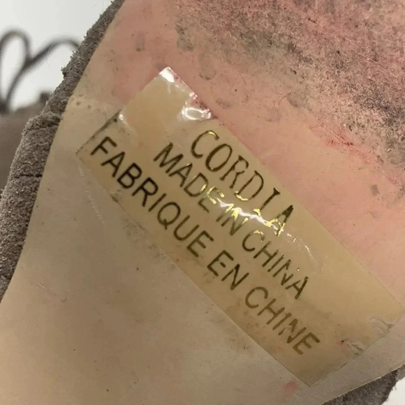 Jeffrey Campbell Cordia Peep Toe Heels Laser Cut Suede High Heels Ankle Size 6.5 - Picture 11 of 12